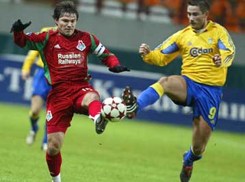 Αργησε να πάρει μπροστά η Λοκομοτίβ στην παγωμένη Μόσχα, αλλά νίκησε την Μπρόντμπι