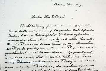 Αντίγραφα της αλληλογραφίας μεταξύ Αϊνστάιν και Καραθεοδωρή σε ελληνικά χέρια