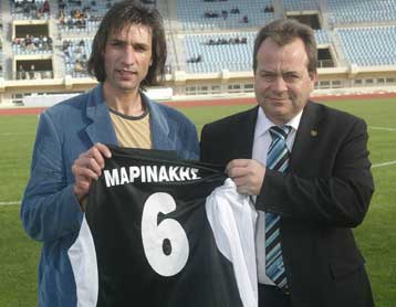 Προς τιμήν του Mαρινάκη φιλική νίκη του ΟΦΗ