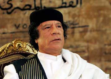 Εμπόδια για την ειρήνη στη Μ.Ανατολή είναι για τον Καντάφι οι «παλαιοκομματικοί» ηγέτες