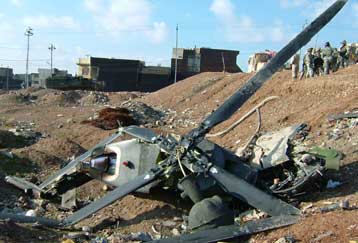 Κατάρριψη ελικοπτέρου των αμερικανικών δυνάμεων βόρεια της Βαγδάτης