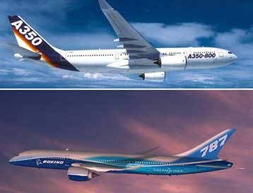 Τα ηνία της παγκόσμιας αγοράς αεροναυπηγικής κρατά για πέμπτη συνεχή χρονιά η Airbus