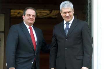 Με τον πρόεδρο της Σερβίας συναντήθηκε στο Μέγαρο Μαξίμου ο πρωθυπουργός