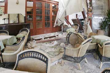 Κλειστός ο χώρος των Νεωρίων στα Χανιά λόγω ζημιών από τον πρόσφατο σεισμό