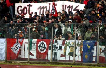 Ποινή μίας αγωνιστικής στην Ρόμα για τα φασιστικά συνθήματα οπαδών της