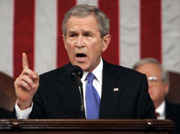 Αποφασισμένος να προασπίσει την ελευθερία από κάθε κίνδυνο δηλώνει ο Τζορτζ Ο. Μπους