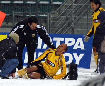 Χάνει το ματς με τη Λάρισα λόγω διαστρέμματος ο Σέζαρ