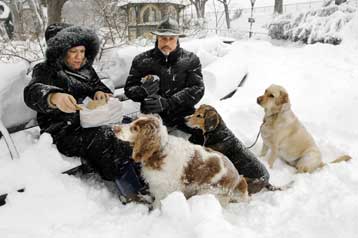 Ρεκόρ χιονόπτωσης σε μία ημέρα σημειώθηκε στη Νέα Υόρκη