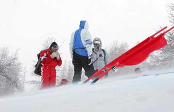 Αναβλήθηκε λόγω καιρικών συνθηκών η διεξαγωγή του τελικού στο υπεργιγαντιαίο σλάλομ γυναικών