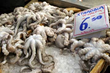 Κατεψυγμένα αλιεύματα πωλούνταν ως φρέσκα στη Βαρβάκειο