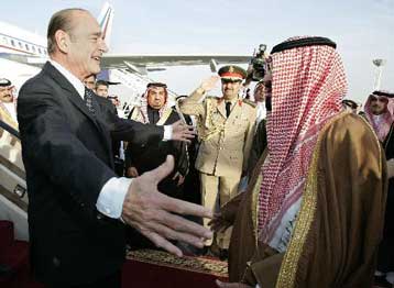 Επίσκεψη Σιράκ στη Σαουδική Αραβία με στόχο την ενίσχυση των εμπορικών σχέσεων