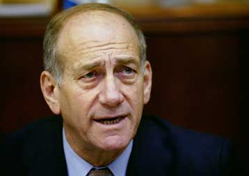 Αποχώρηση από οικισμούς της Δυτικής Όχθης σχεδιάζει ο Εχούντ Ολμέρτ