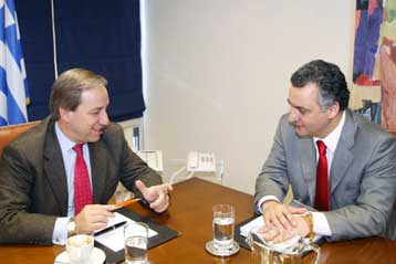 Για την ανάπτυξη των λιμανιών συζήτησαν Γ.Αλογοσκούφης και Μ.Κεφαλογιάννης