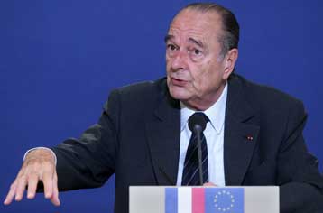 Σοκαρισμένος αποχώρησε από τη σύνοδο ο Σιράκ όταν συμπατριώτης του μίλησε… αγγλικά