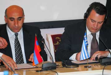 Πρωτόκολλο Συνεργασίας με την Αρμενία υπέγραψε ο Ευρ.Στυλιανίδης