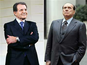 Σε «θρίλερ» εξελίχθηκαν οι εκλογές της Ιταλίας μετά τις προβλέψεις για νίκη Πρόντι