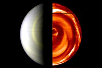 Πρώτη φωτογραφία του ταραγμένου νότιου πόλου της Αφροδίτης