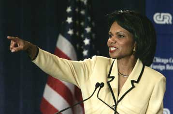 Σε «συμμαχία των προθύμων» προσβλέπει η Κ.Ράις για τη λήψη δράσης κατά του Ιράν