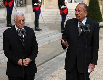 Τη διατήρηση της οικονομικής βοήθειας προς τους Παλαιστινίους ζητά ο Σιράκ