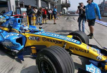 O Αλόνσο πήρε την pole position στο ευρωπαϊκό Grand Prix