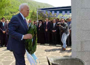 Μήνυμα ειρήνης έστειλε ο Κ.Παπούλιας από το ακριτικό Δελβινάκι