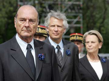 Εκ νέου στήριξη του Σιράκ στο πρόσωπο του Ντομινίκ ντε Βιλπέν