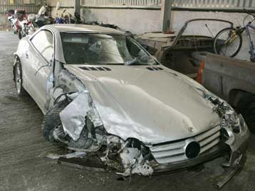 Τροχαίο ατύχημα χωρίς τραυματισμό τα ξημερώματα της Παρασκευής για τον Τζόρτζεβιτς