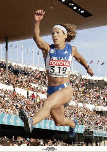 Ατομικό ρεκόρ στο μήκος έκανε η Δεβετζή στα «Κωνσταντίνεια 2006»