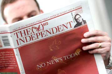 Εκδότης για μία ημέρα ο Μπόνο στον Independent