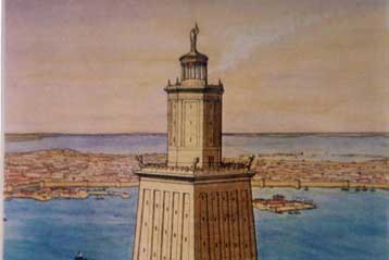 Ξανά στη στεριά τμήμα του Φάρου της Αλεξάνδρειας