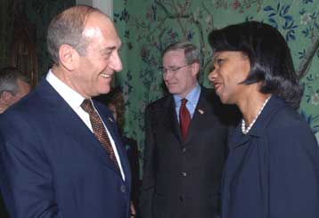 Τα σύνορα του Ισραήλ και το Ιράν στην ατζέντα των συνομιλιών Ολμέρτ – Μπους