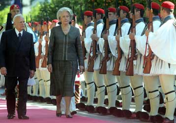 Συνάντηση της Γενικής Κυβερνήτου της Ν.Ζηλανδίας με τον Κάρολο Παπούλια