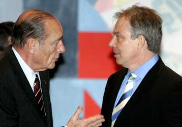 Συνάντηση κορυφής Μπλερ – Σιράκ με ενέργεια και Ιράν στην ατζέντα