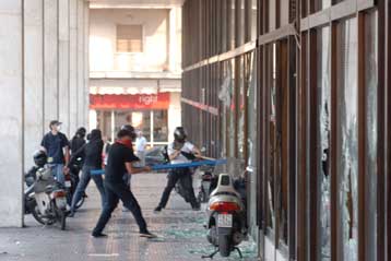 Επεισόδια μετά το τέλος του συλλαλητηρίου κατά του νομοσχεδίου για τα ΑΕΙ