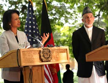 Νίκη επί των Ταλιμπάν υπόσχεται από το Αφγανιστάν η Ράις