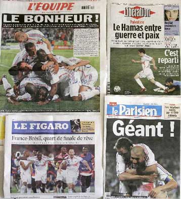 «Γίγαντες» σύμφωνα με τον γαλλικό Τύπο οι Γάλλοι