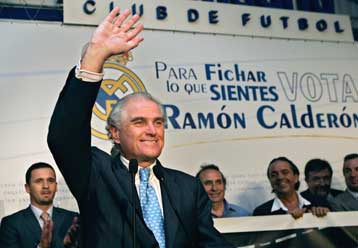 Νίκη Καλντερόν στις εκλογές για την προεδρία της Ρεάλ Μαδρίτης