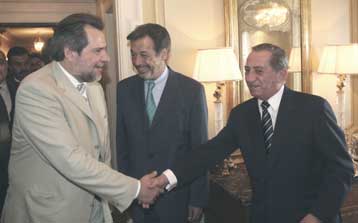 To Κυπριακό στο επίκεντρο της συνάντησης Τάσσου Παπαδόπουλου – Χρήστου Παπουτσή