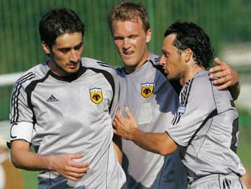 Δεύτερη φιλική νίκη της ΑΕΚ με 4-0 επί της Μπουργκχάουζεν