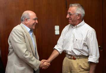 Συνάντηση Ν.Κακλαμάνη – Γ.Σουφλιά για τα έργα ανάπλασης στην Αθήνα