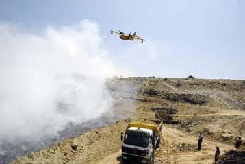 Σε λειτουργία και πάλι η χωματερή των Ταγαράδων Θεσσαλονίκης