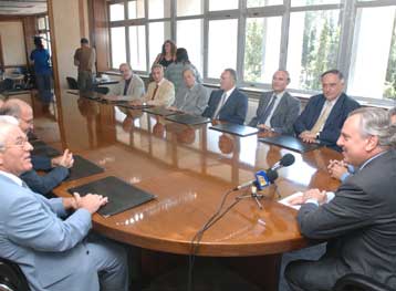 Συνάντηση Παπαληγούρα με τους προαχθέντες δικαστικούς