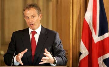 Επίσκεψη Μπλερ στο Λευκό Οίκο με κύριο αντικείμενο την κρίση στο Λίβανο