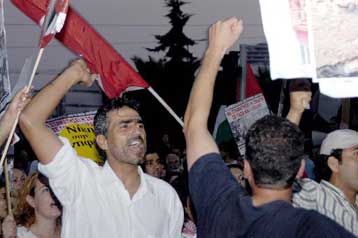 Πορεία αλληλεγγύης σε Λίβανο και Παλαιστίνη πραγματοποιήθηκε στην Αθήνα