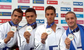 «Χάλκινη» και η ομάδα 4Χ200μ ελεύθερο στο Ευρωπαϊκό, τέταρτος ο Πάστρας