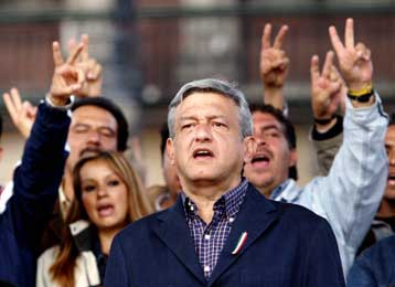 Πορεία προς το Ανώτατο Δικαστήριο για τους οπαδούς του ηττημένου των μεξικανικών εκλογών