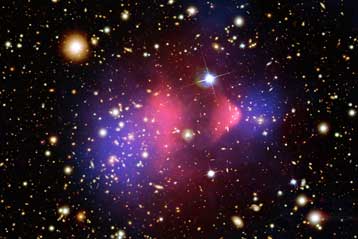 Κοσμική σύγκρουση ρίχνει φως στη «σκοτεινή ύλη»