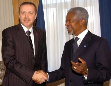 Στην Τουρκία τον επόμενο μήνα ο K.Ανάν, σύμφωνα με τα τουρκικά ΜΜE