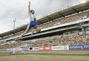 Δεύτερος στο μήκος με 8.15μ ο Λούης Τσάτουμας στο Γκόλντεν Λιγκ των Βρυξελλών