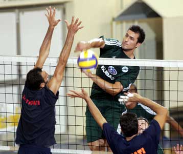 Με νίκη ξεκίνησε τα φιλικά του ο Παναθηναϊκός, 4-0 σετ το Παγκράτι